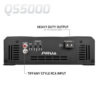 PRV QS5000 1 Ohm Amplifier