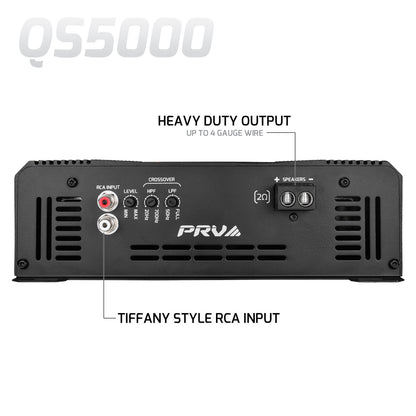 PRV QS5000 2 Ohm Amplifier