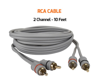 2 Channel RCA Audio Signal Cable