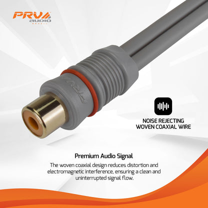 PRV 1 Female to 2 Male Y RCA Cable