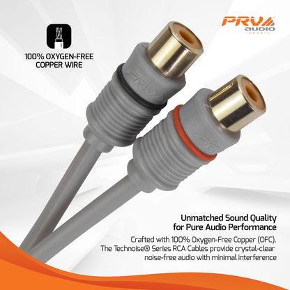 PRV 1 Male to 2 Female Y RCA Cable