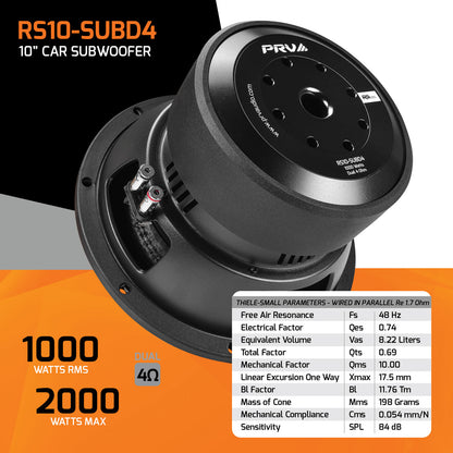 PRV RS10-SUBD4 Subwoofer