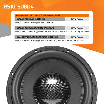 PRV RS10-SUBD4 Subwoofer