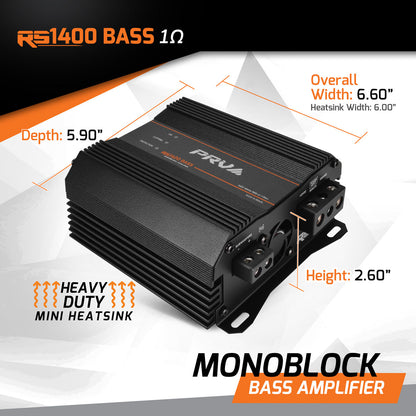 PRV RS1400 BASS 1 Ohm Amplifier