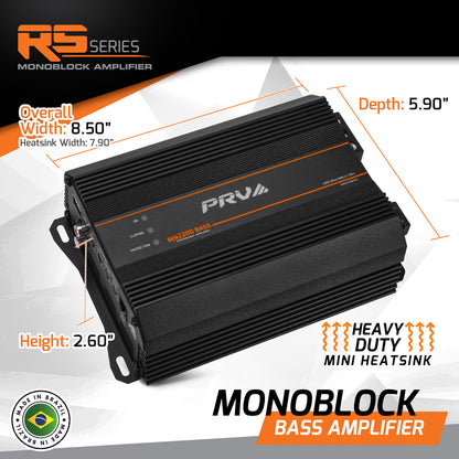 PRV RS2200 BASS 1 Ohm Amplifier