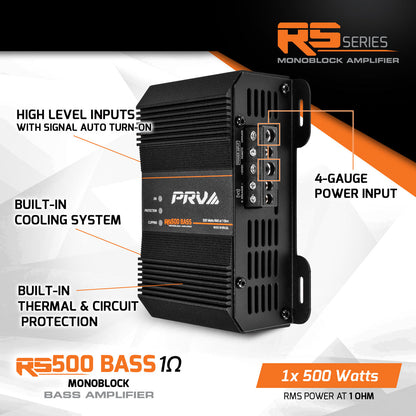 PRV RS500 BASS 1 Ohm Amplifier
