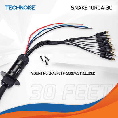 PRV SNAKE 10RCA-30 RCA Cable