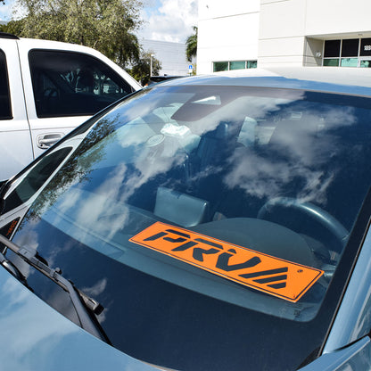 PRV Orange Car Tag