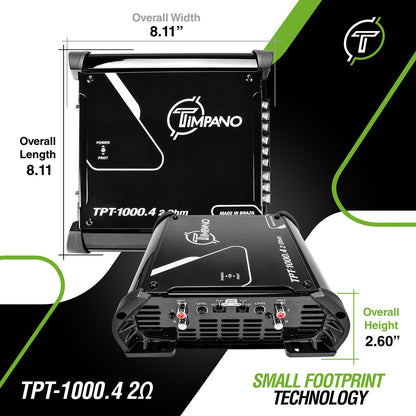 TPT-1000.4 2 Ohm Amplifier