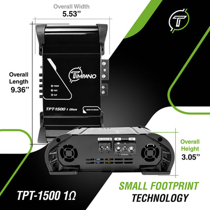 TPT-1500 1 Ohm Amplifier