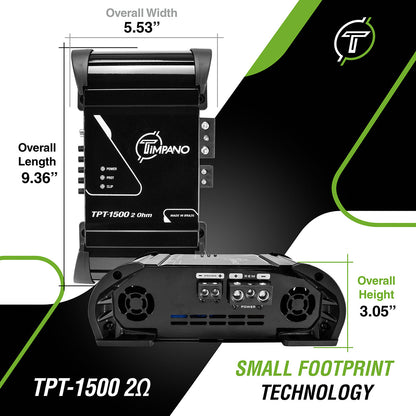 TPT-1500 2 Ohm Amplifier