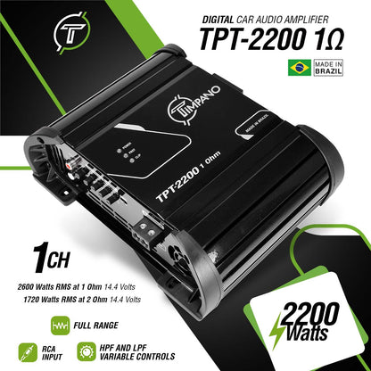 TPT-2200 1 Ohm Amplifier