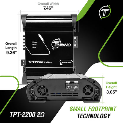 TPT-2200 2 Ohm Amplifier