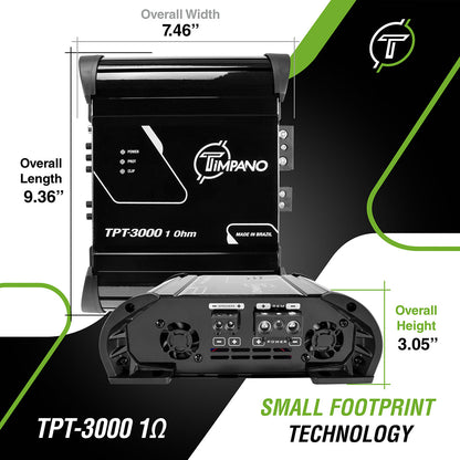 TPT-3000 1 Ohm Amplifier