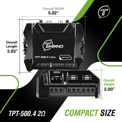 TPT-500.4 2 Ohm Amplifier