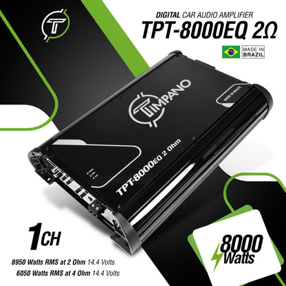 TPT-8000EQ 2 Ohm Amplifier