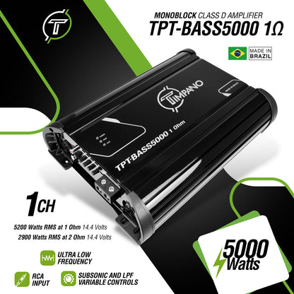 TPT-BASS5000 1 Ohm Amplifier
