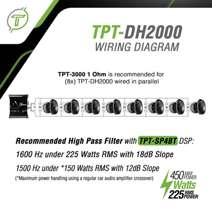 TPT-DH2000 Driver + Horn Combo