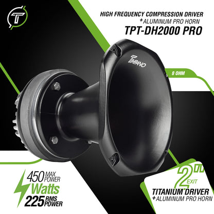 TPT-DH2000 PRO Driver + Horn Combo