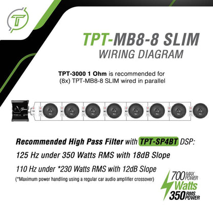 TPT-MB8-8 SLIM Midbass