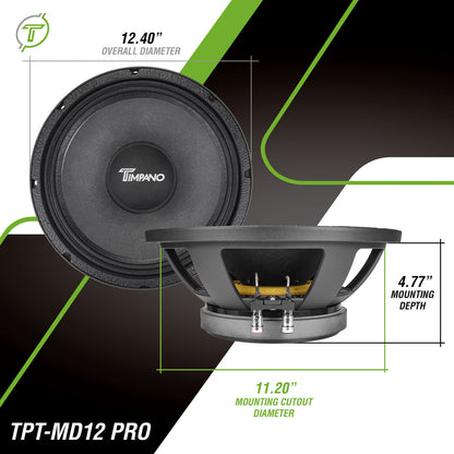 TPT-MD12 PRO Midrange