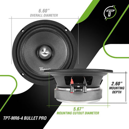 TPT-MR6-4 BULLET PRO Midrange