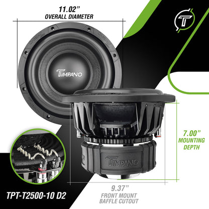 TPT-T2500-10 D2 Subwoofer