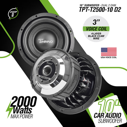 TPT-T2500-10 D2 Subwoofer