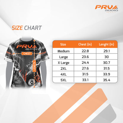 PRV Full Print PRO Audio on Wheels T-shirt