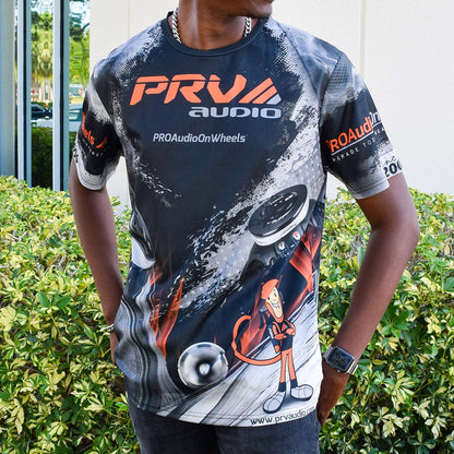 PRV Full Print PRO Audio on Wheels T-shirt