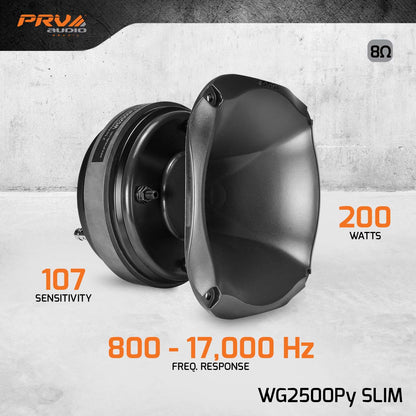 PRV WG2500Py SLIM Driver + Horn Combo