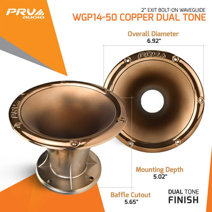 PRV WGP14-50 COPPER DUAL TONE Waveguide