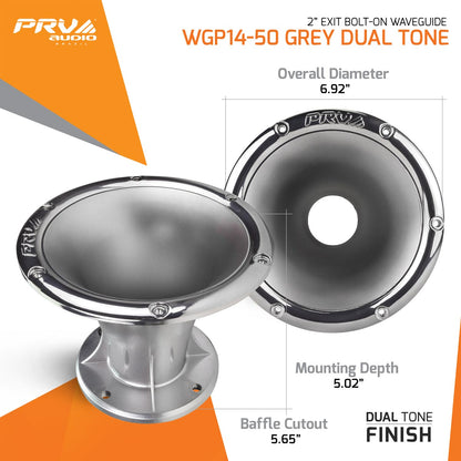 PRV WGP14-50 GREY DUAL TONE Waveguide