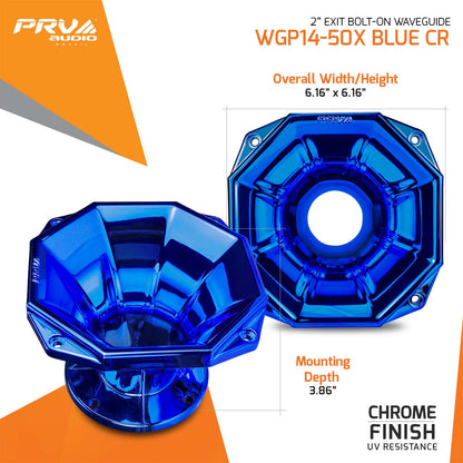 PRV WGP14-50X BLUE CR Waveguide