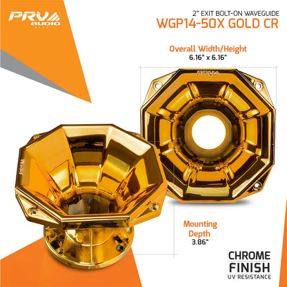 PRV WGP14-50X GOLD CR Waveguide