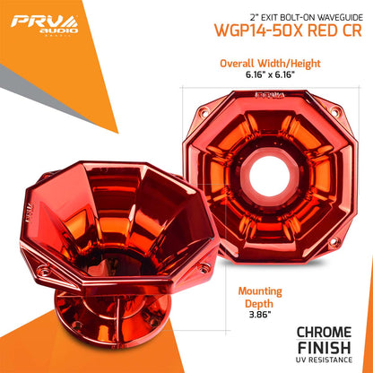 PRV WGP14-50X RED CR Waveguide