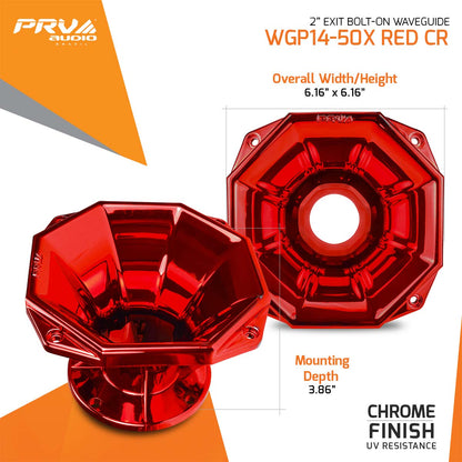 PRV WGP14-50X RED CR Waveguide