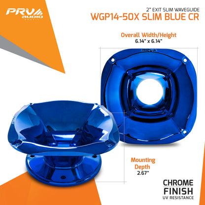 PRV WGP14-50X SLIM BLUE CR Waveguide