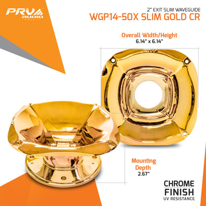 PRV WGP14-50X SLIM GOLD CR Waveguide