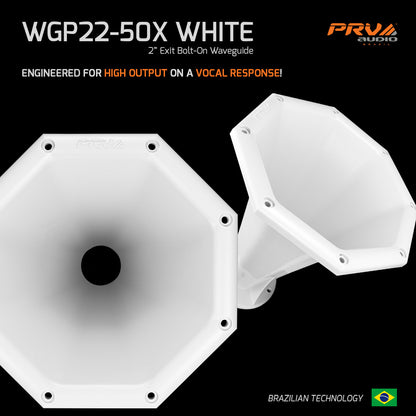 PRV WGP22-50X WHITE Waveguide