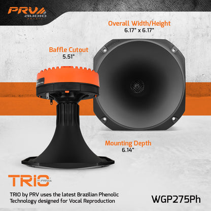 PRV WGP275Ph Driver + Horn Combo